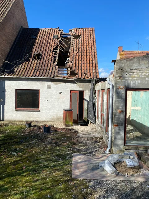 Totalrenovering af byhus på Nørrebrogade i Horsens